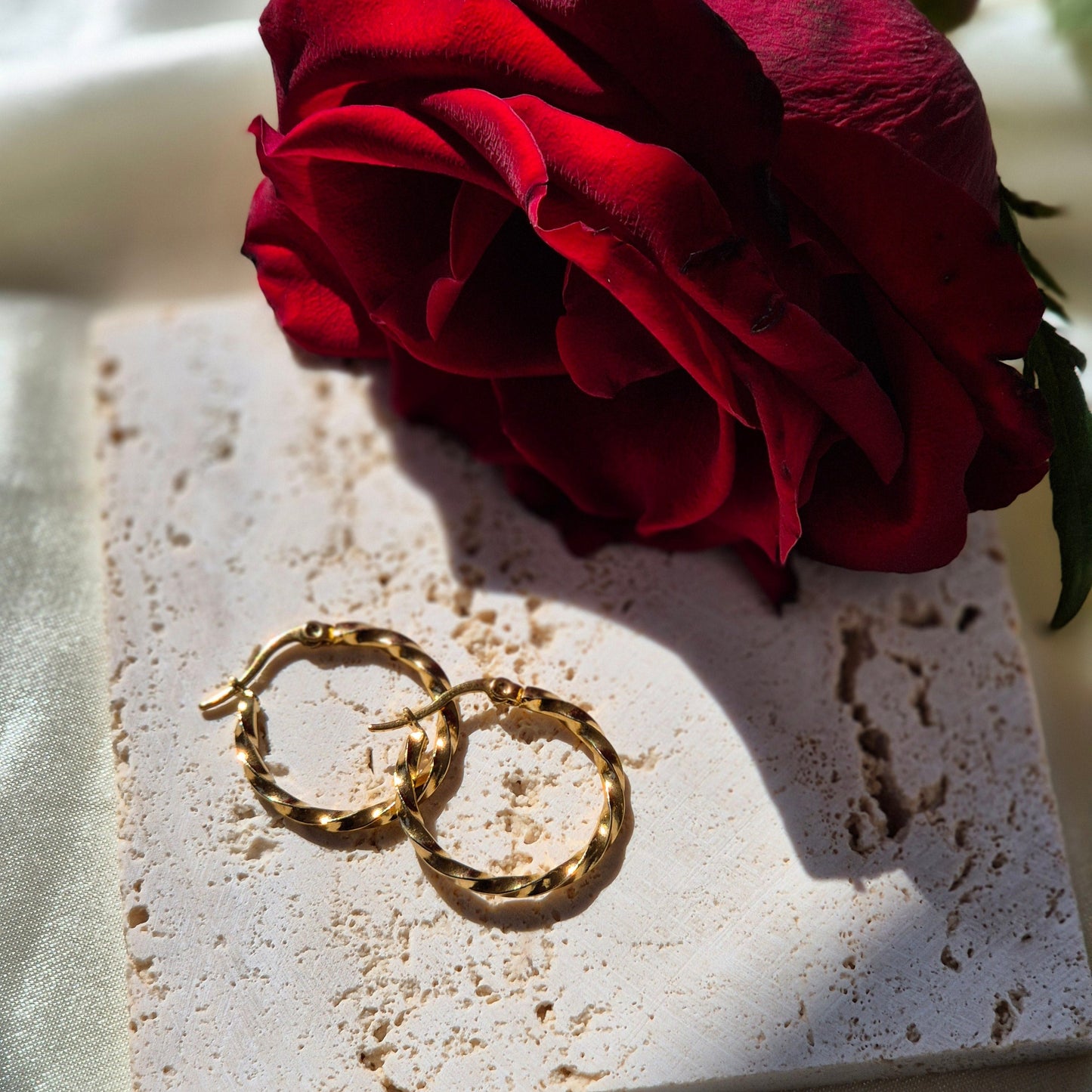 Seraphina Hoop Earrings ~ Gold