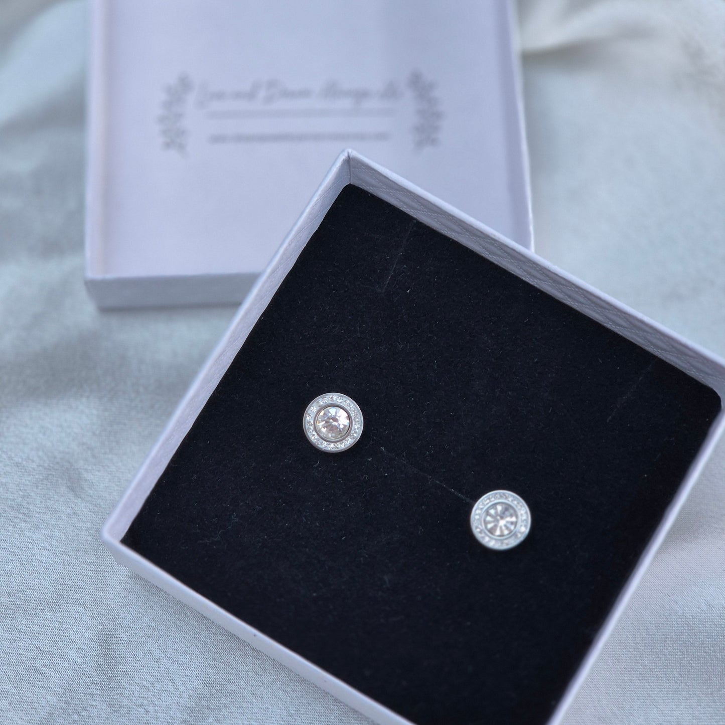 Round Stud Earrings