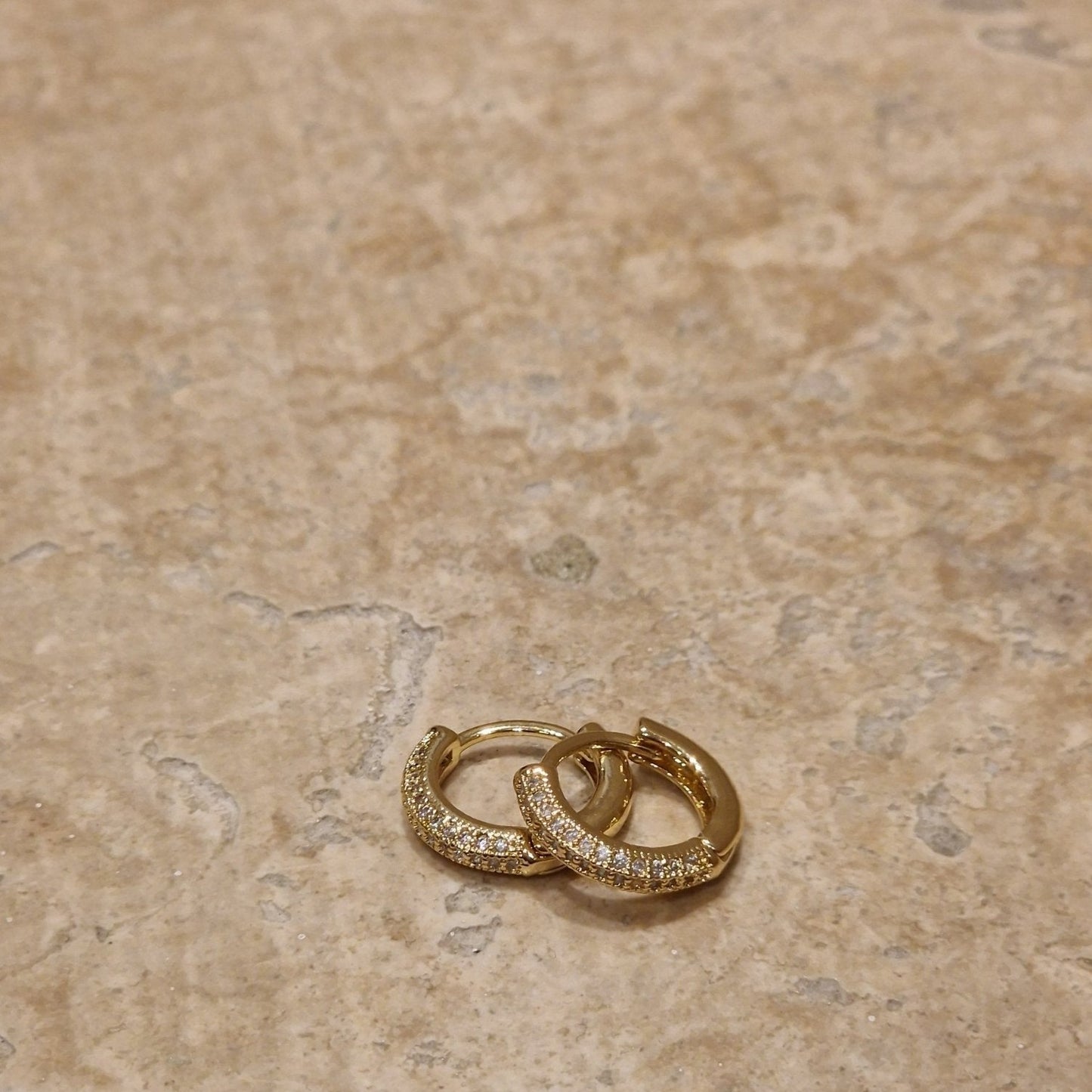 Elegance Small Round Hoops ~ Gold - Dream Jewellery and Accessories