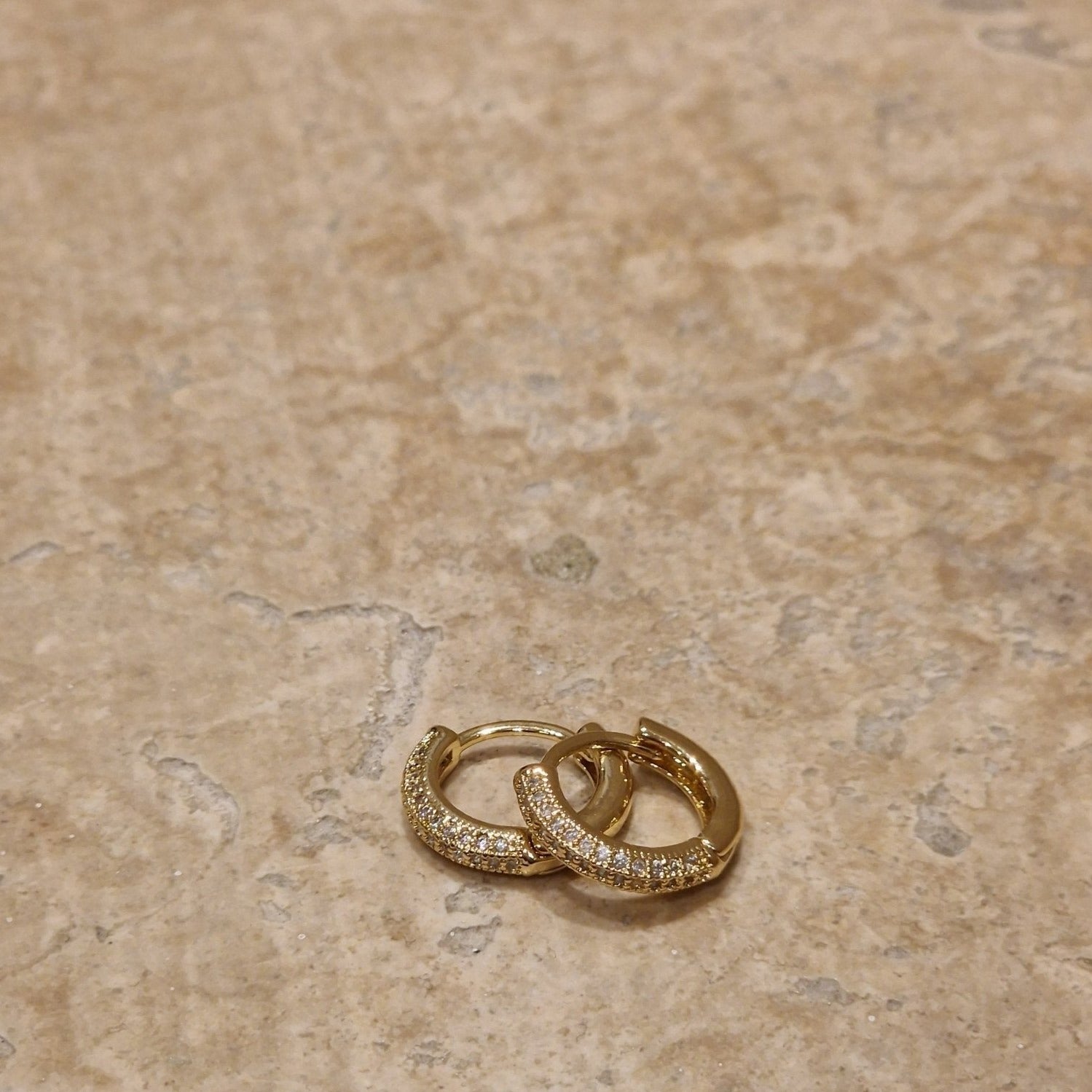 Elegance Small Round Hoops ~ Gold - Dream Jewellery and Accessories